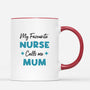 1151MUK3 Personalised Mugs Gifts Favorite Nurse Mum