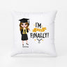 Personalised I'm Finally Done Pillow - Personal Chic