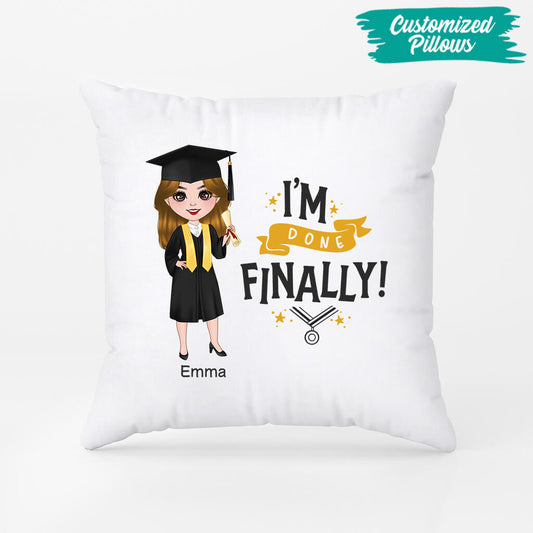 1155PUK2 Personalised Pillow Gifts Graduation Graduates