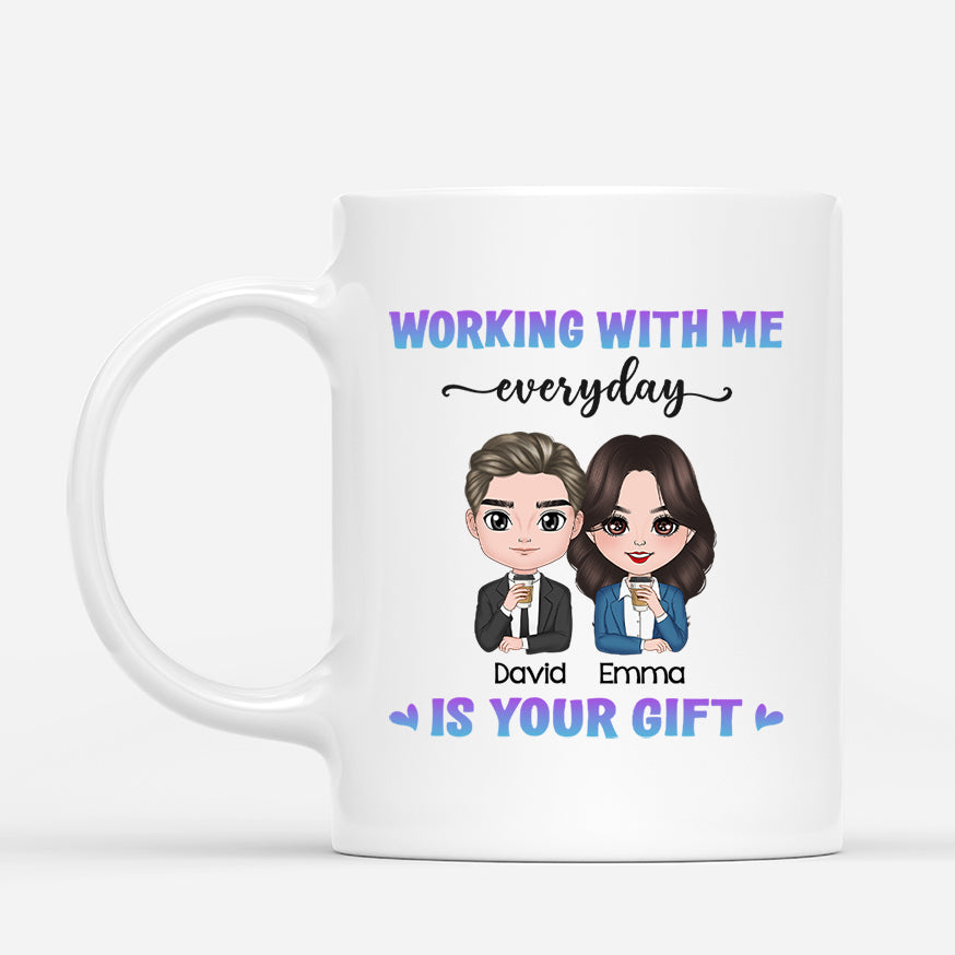 1157MUS1 Personalized Mug Gifts Working Gift Coworkers