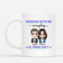 1157MUS1 Personalized Mug Gifts Working Gift Coworkers