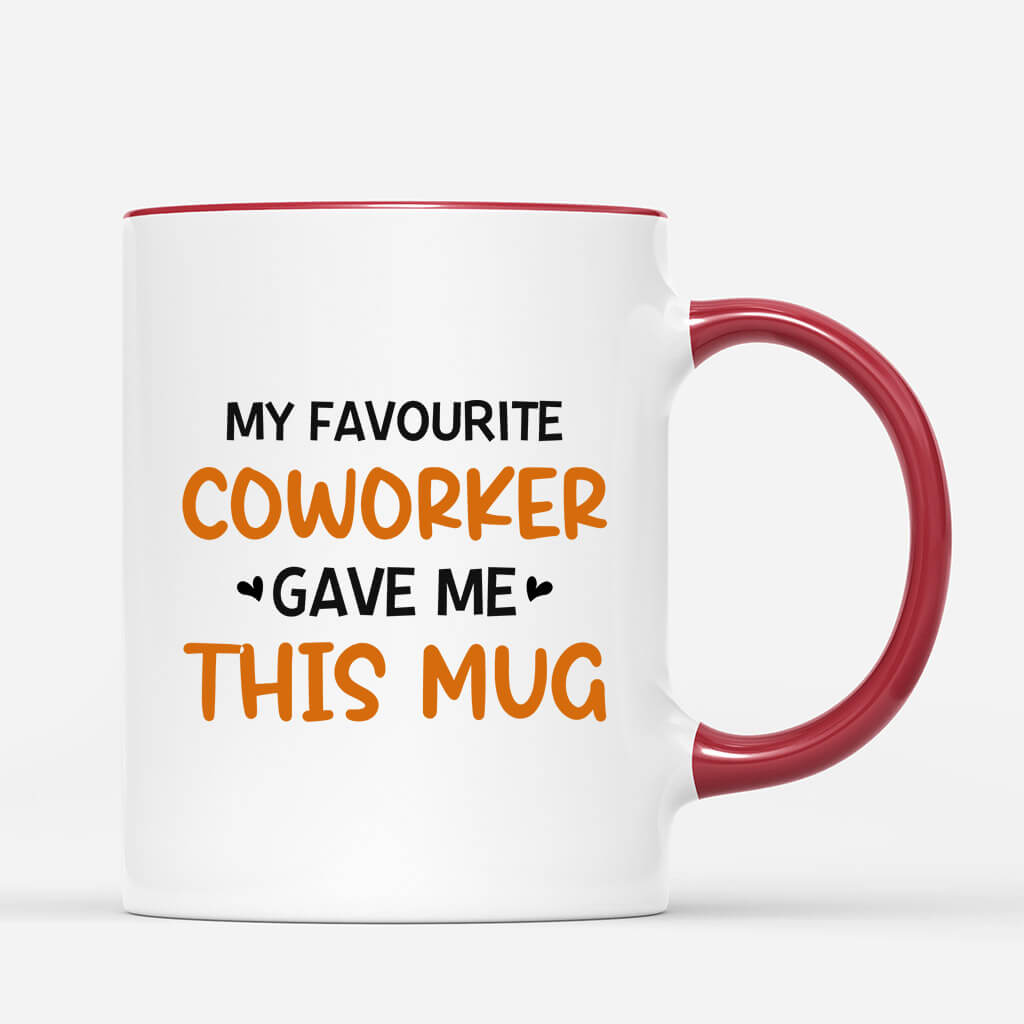 1159MUK2 Personalised Mug Gifts Coworker