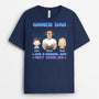 1160AUK1 T Shirt Gifts Gaming Dad