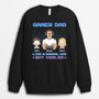 1160WUK2 Personalized Sweatshirt Gifts Gaming Dad