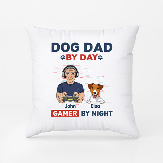 1161PUK2 Personalised Posters Gifts Gaming Dad DogLover