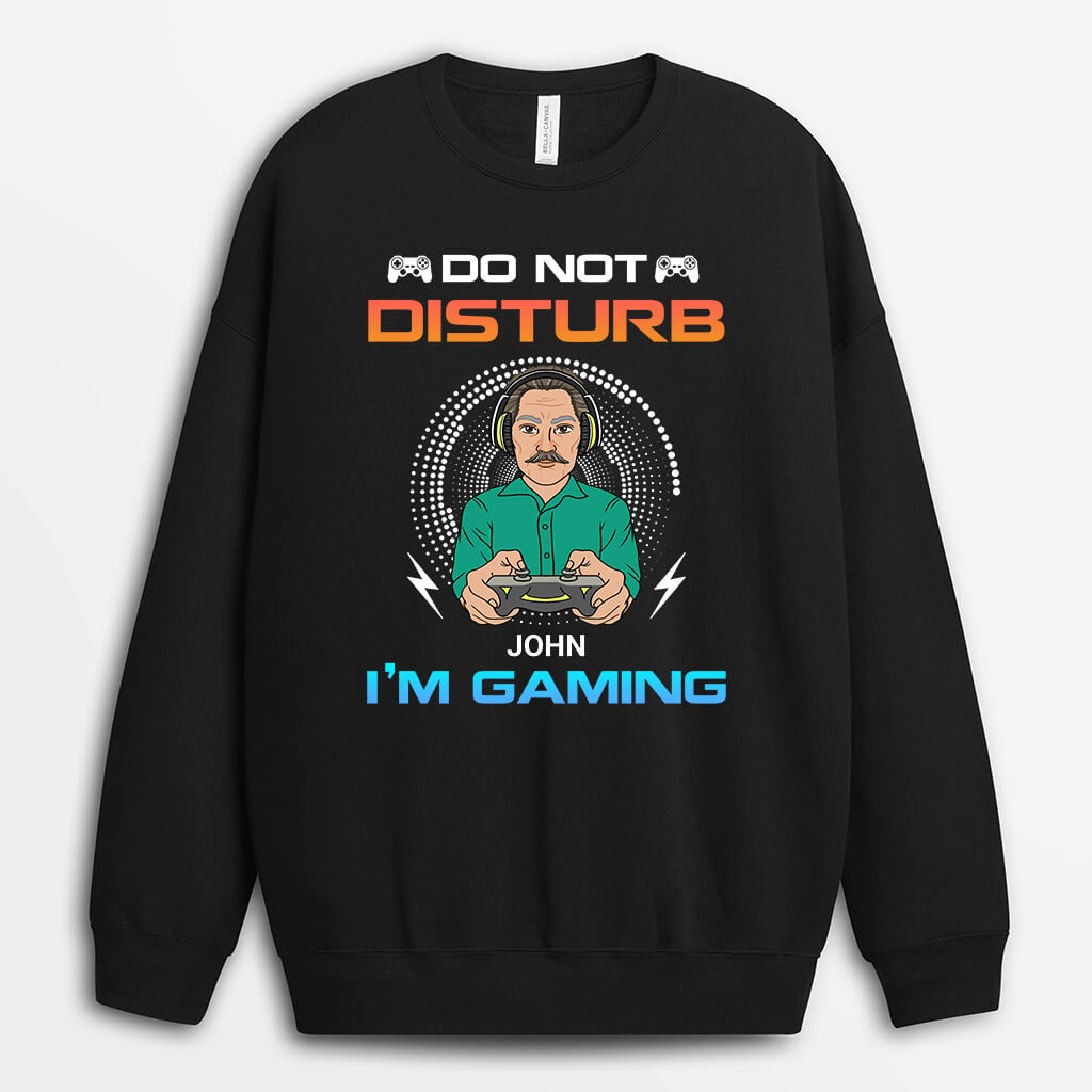 1162WUK2 Personalised Sweatshirt Gifts GameLover