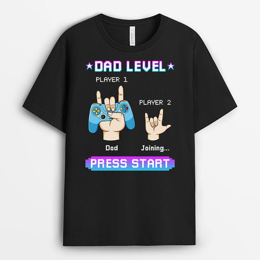 1166AUK2 Personalised T Shirts Gifts Start Dad