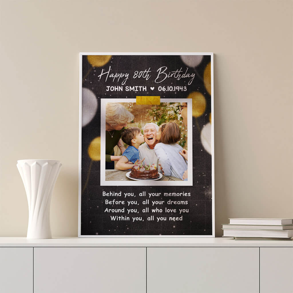 1167SUK3 Personalised Poster Gifts Birthday Grandparents