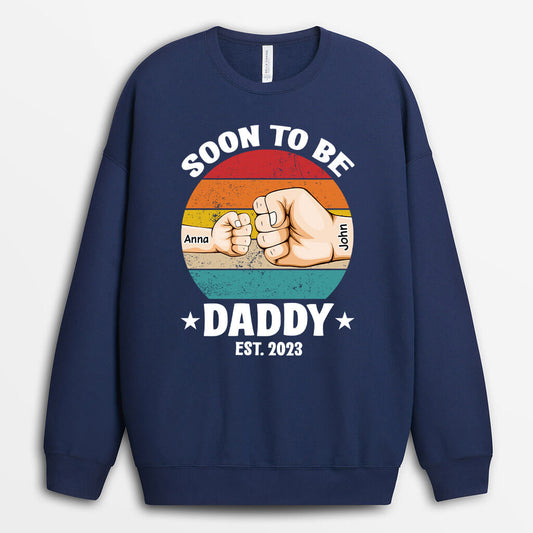 1170WUK2 Personalised Sweatshirt Gifts Soon Dad