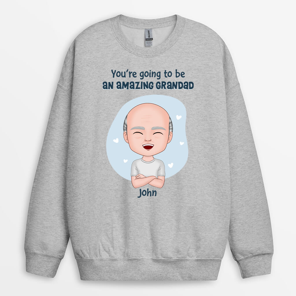 1172WUK2 Personalised Sweatshirt Gifts Father_sDay Dad