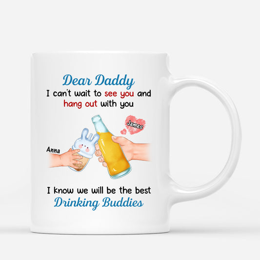 1177MUK1 Personalised Mugs Gifts Wait Meet Dad