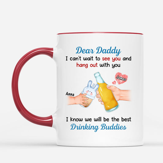 1177MUK2 Personalised Mugs Gifts Wait Meet Dad