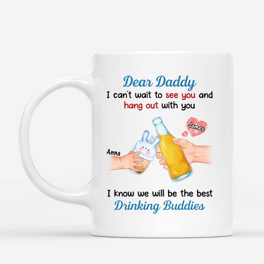 1177MUS1 Personalized Mugs Gifts Wait Meet Dad