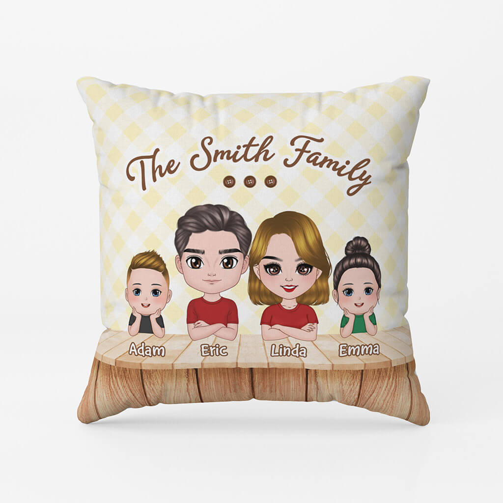 1178PUK1 Personalised Gifts Pillows Family