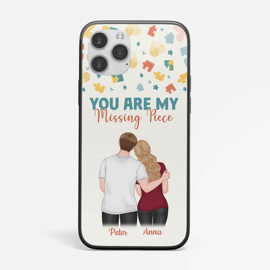 1183FUK Personalised Phone Cases Gifts MissingPiece Couples