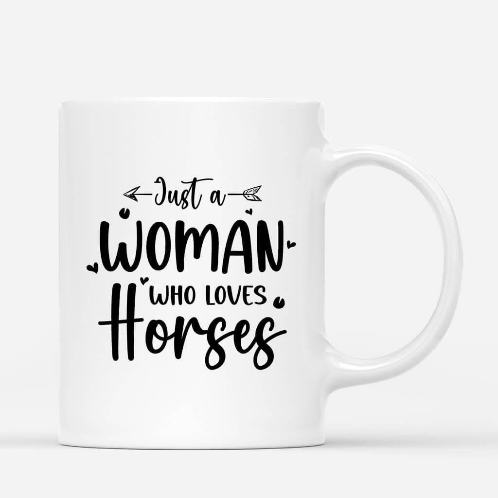 1185MUK3 Personalised Mugs Gifts Horse Lovers Her