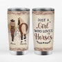 1186TUK1 Personalised Tumbler Gifts Horse Lovers Her