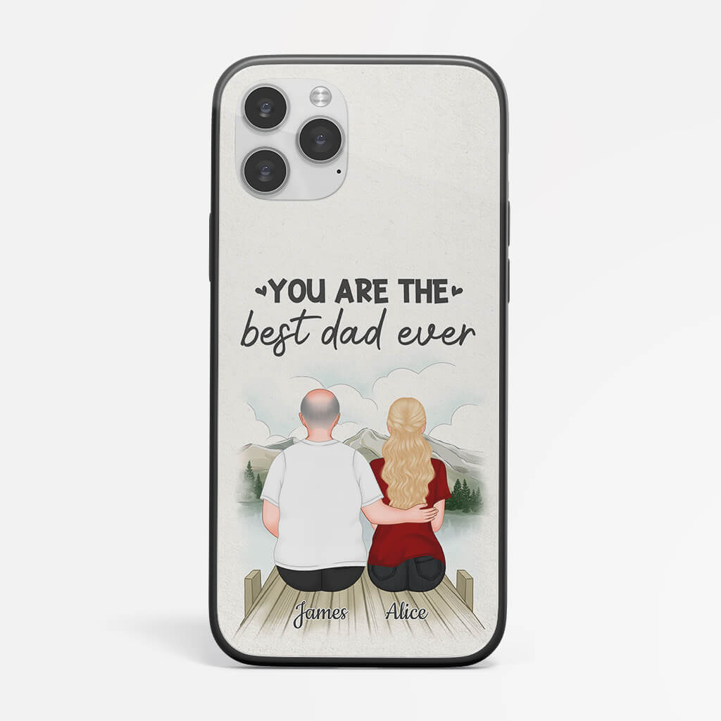 1194FUK1 Personalised Phone Cases Gifts Best Ever Dad