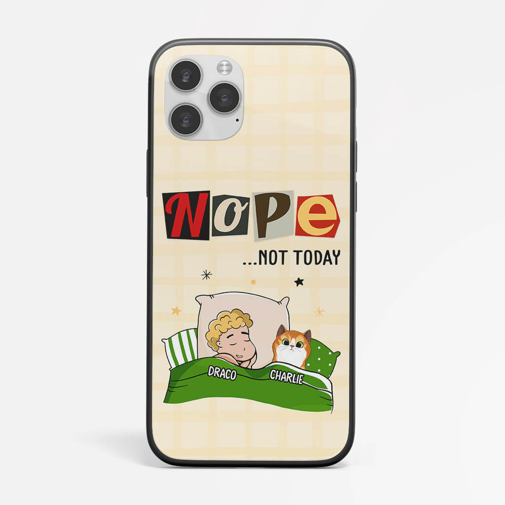 1199FUK2 Personalised Phone Cases Gifts Sleep Cat Lovers