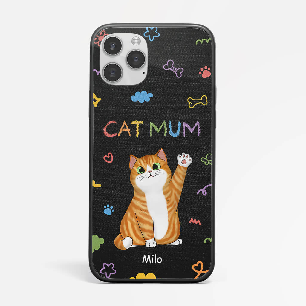 1201FUK1 Personalised Phone Case Gifts Cat Lovers