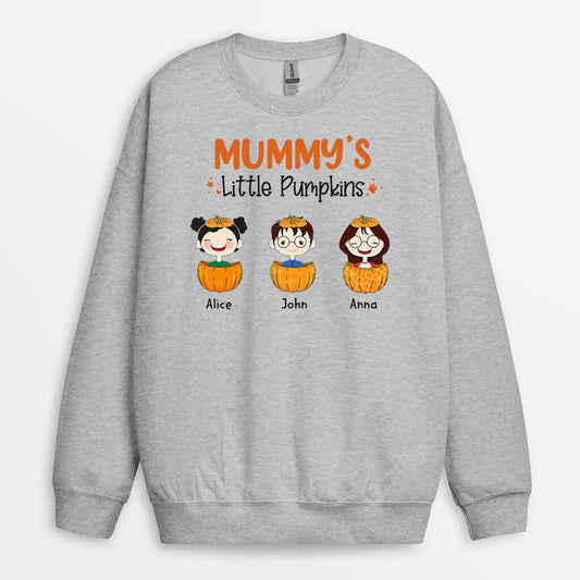 1213WUK2 Personalised Sweatshirt Gifts Pumpkin Grandma