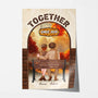 1221SUK1 Personalized Posters Gifts Fall Together Couples