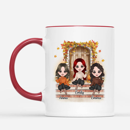 1223MUK2 Personalised Mugs Gifts Better Life Sisters
