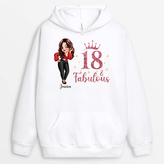 1231HUK1 Personalized Hoodies Gifts 18th Birthday Her