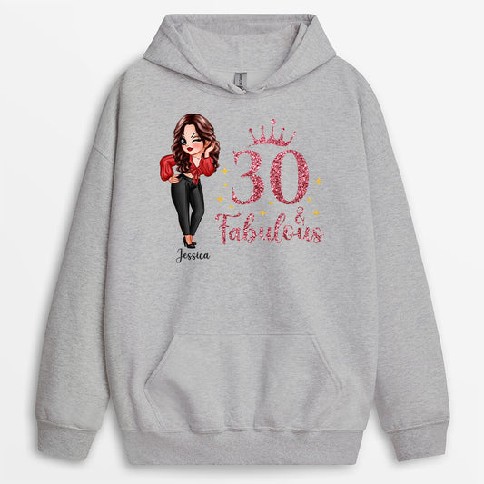 1231HUK1 Personalized Hoodies Gifts 30th Birthday Her
