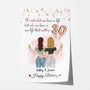 1240SUK1 personalised its who we have in life 30th birthday poster