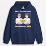 1247HUK1 personalised 30th birthday you deserve a beer hoodie