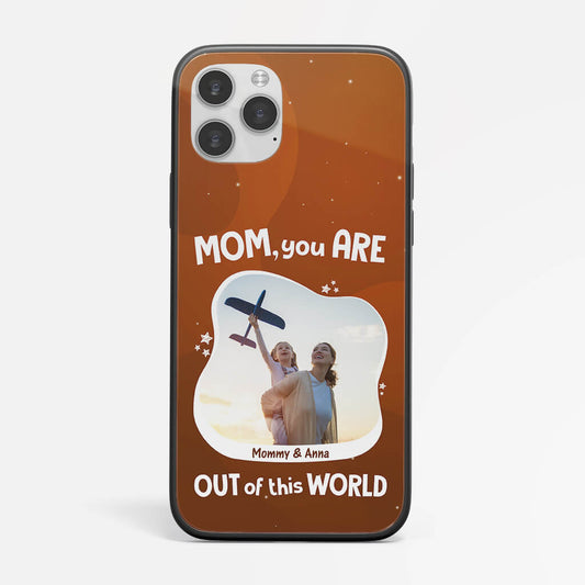 1254FUK2 personalised dad you are out of this world iphone 14 phone case