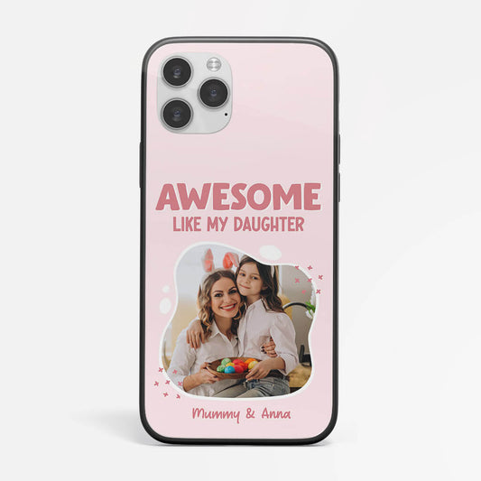 1255FUK2 personalised awsome like my daughter son children iphone 14 phone case