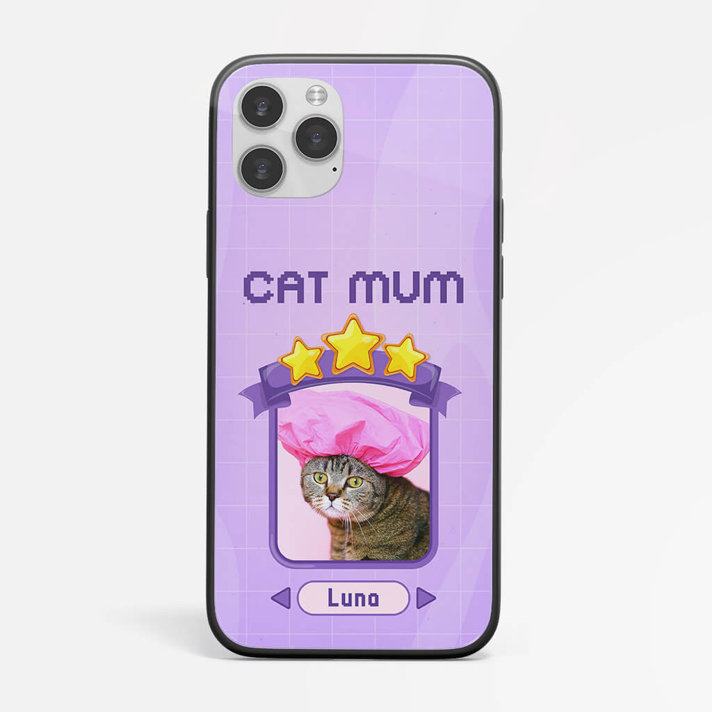 1258FUK1 personalised cat mom iphone 12 phone case