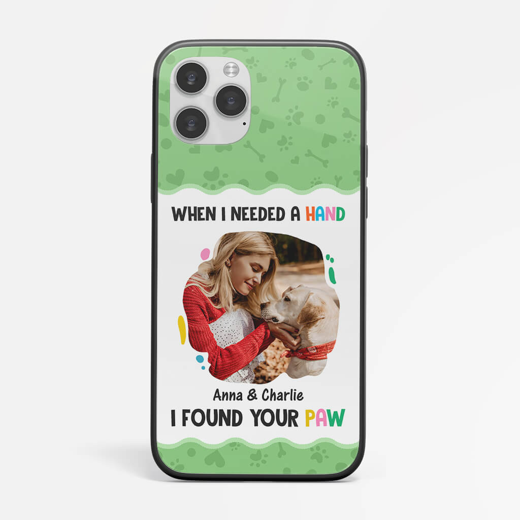 1267FUK2 personalised when i needed a hand iphone 12 phone case