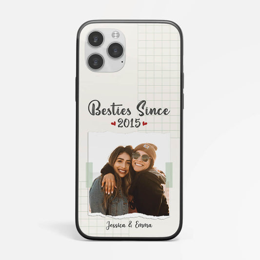 1269FUK1 personalised besties since iphone 12 phone case