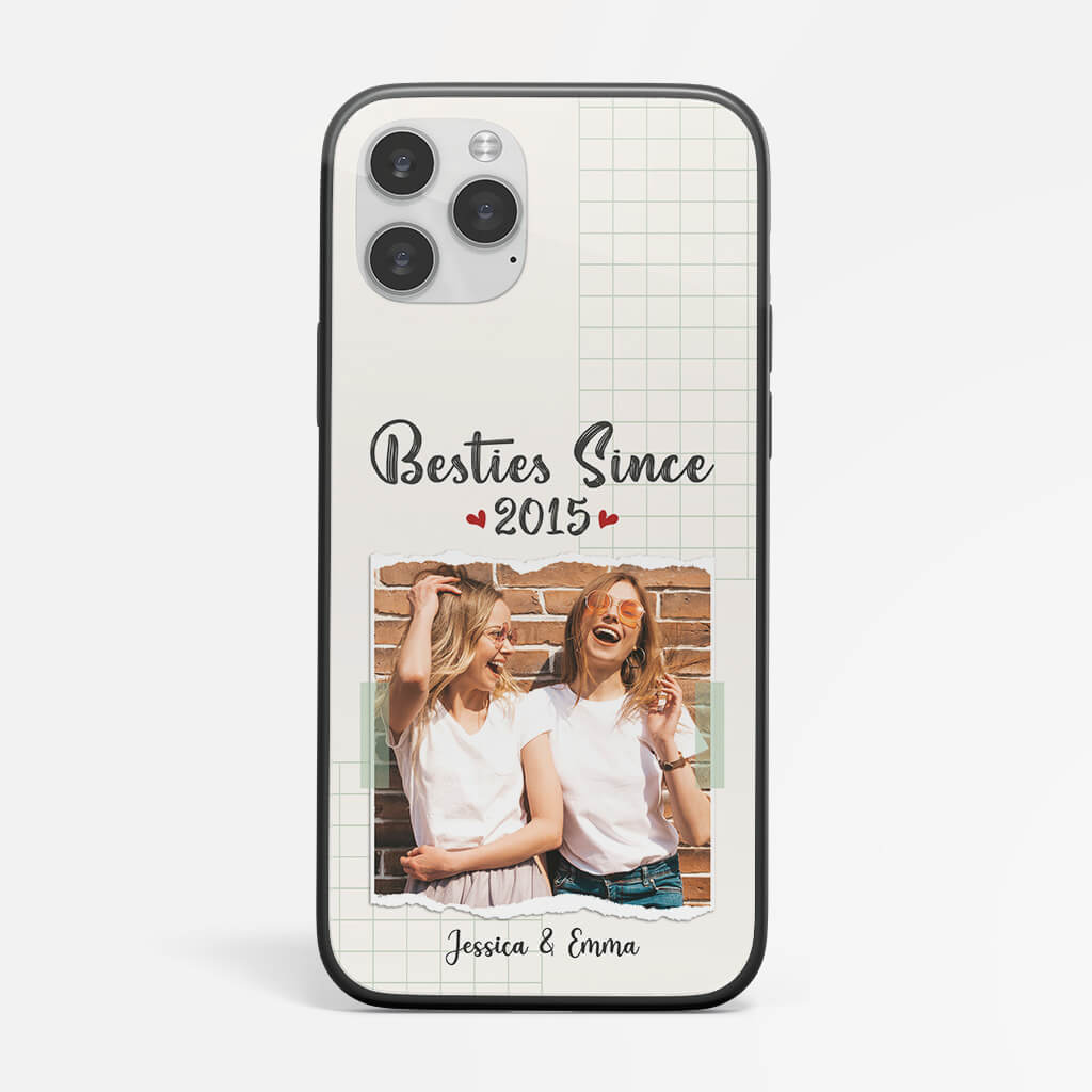 1269FUK2 personalised besties since iphone 12 phone case