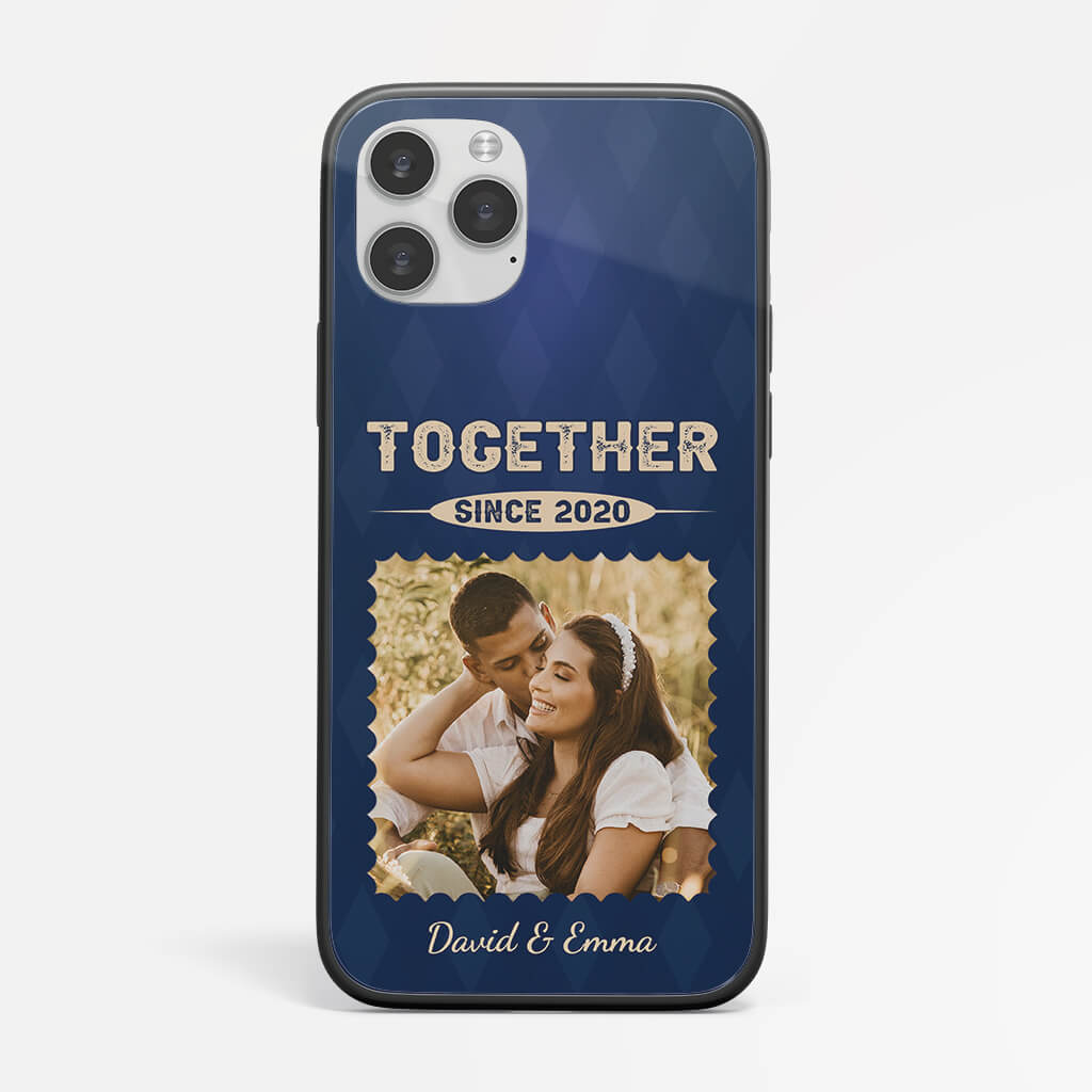 1274FUK1 personalised together since 2020 iphone 12 phone case