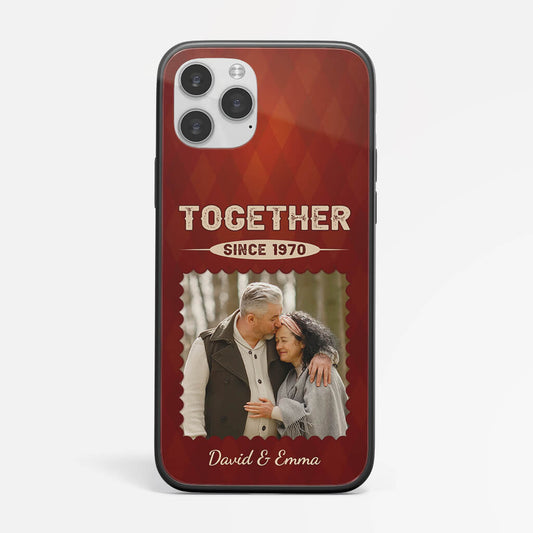 1274FUK2 personalised together since 2020 iphone 12 phone case_1f58b79a 020c 4a2e b22b e0dd71f534f3