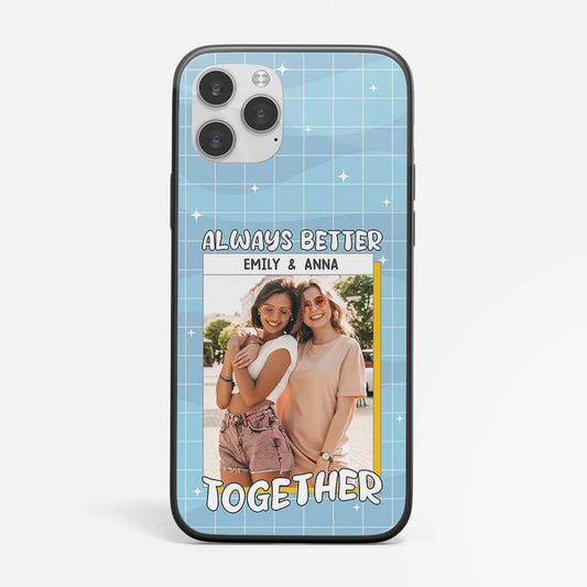 1275FUK1 personalised always better together phone case