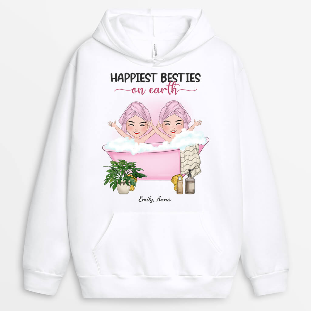 Personalised Best Friend Hoodies Friendship Hoodies Personal Chic