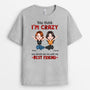 1283AUK1 personalised see me with my best friend t shirt