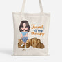 1290BUK1 personalised travel is my therapy tote bag