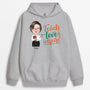 1291HUK2 personalised teach love inspire hoodie