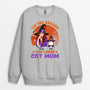1293WUK1 personalised tis the season to be spooky cat mom sweatshirt