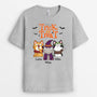 1294AUK2 personalised trick or treat t shirt