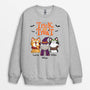 1294WUK2 personalised trick or treat sweatshirt