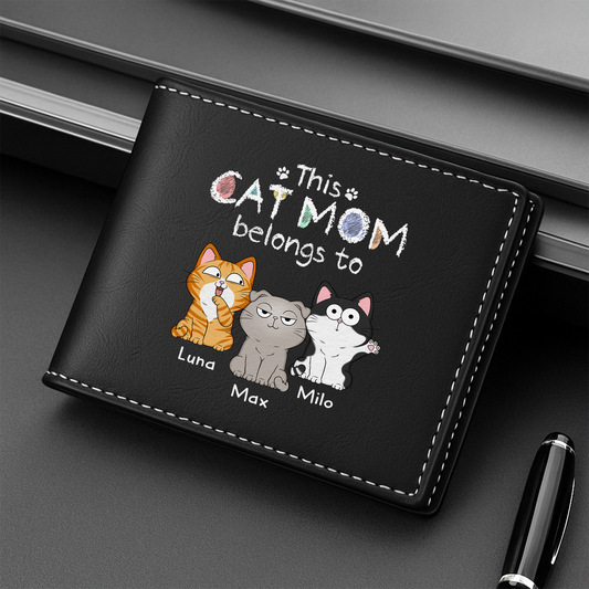 1295JUS2 personalized cat gifts for humans unique leather cat wallet_ 1295J8N8D