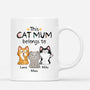 1295MUK1 personalised this cat mum dad belongs to mug