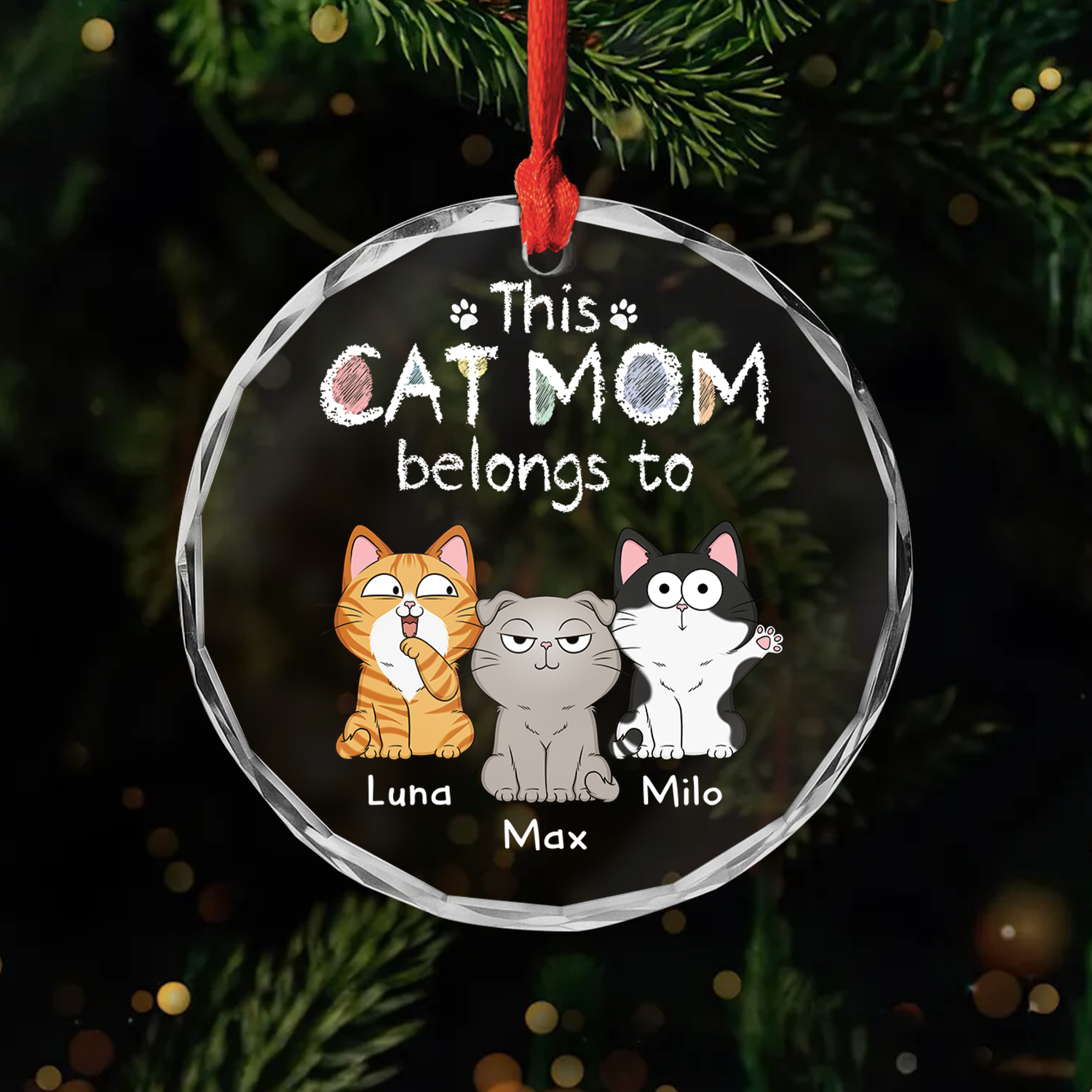 1295OUS1 custom glass cat ornaments_ christmas gifts for cat lovers 1295O